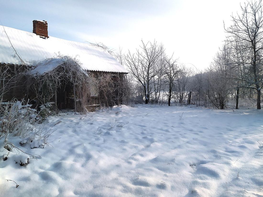 A house in winter